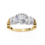 Elegant Central Stone Solitaire Ring