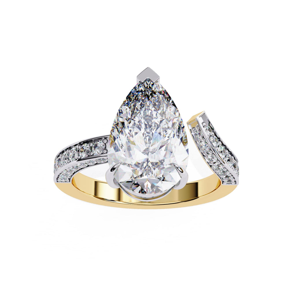 Elegant Side Stone Brilliance Diamond Ring