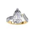 Elegant Side Stone Brilliance Diamond Ring