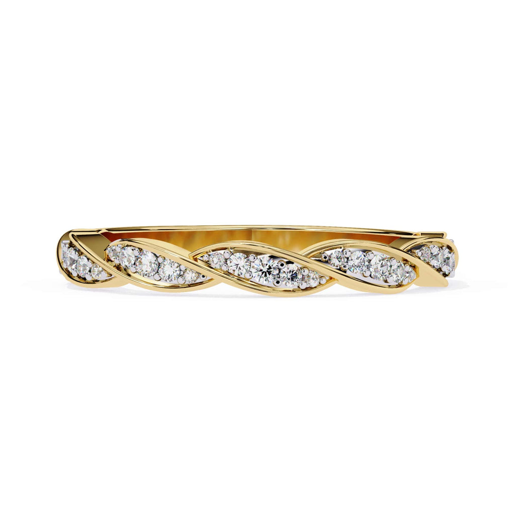 Elegant Diamond Side Stone Brilliance Ring