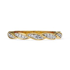 Elegant Diamond Side Stone Brilliance Ring
