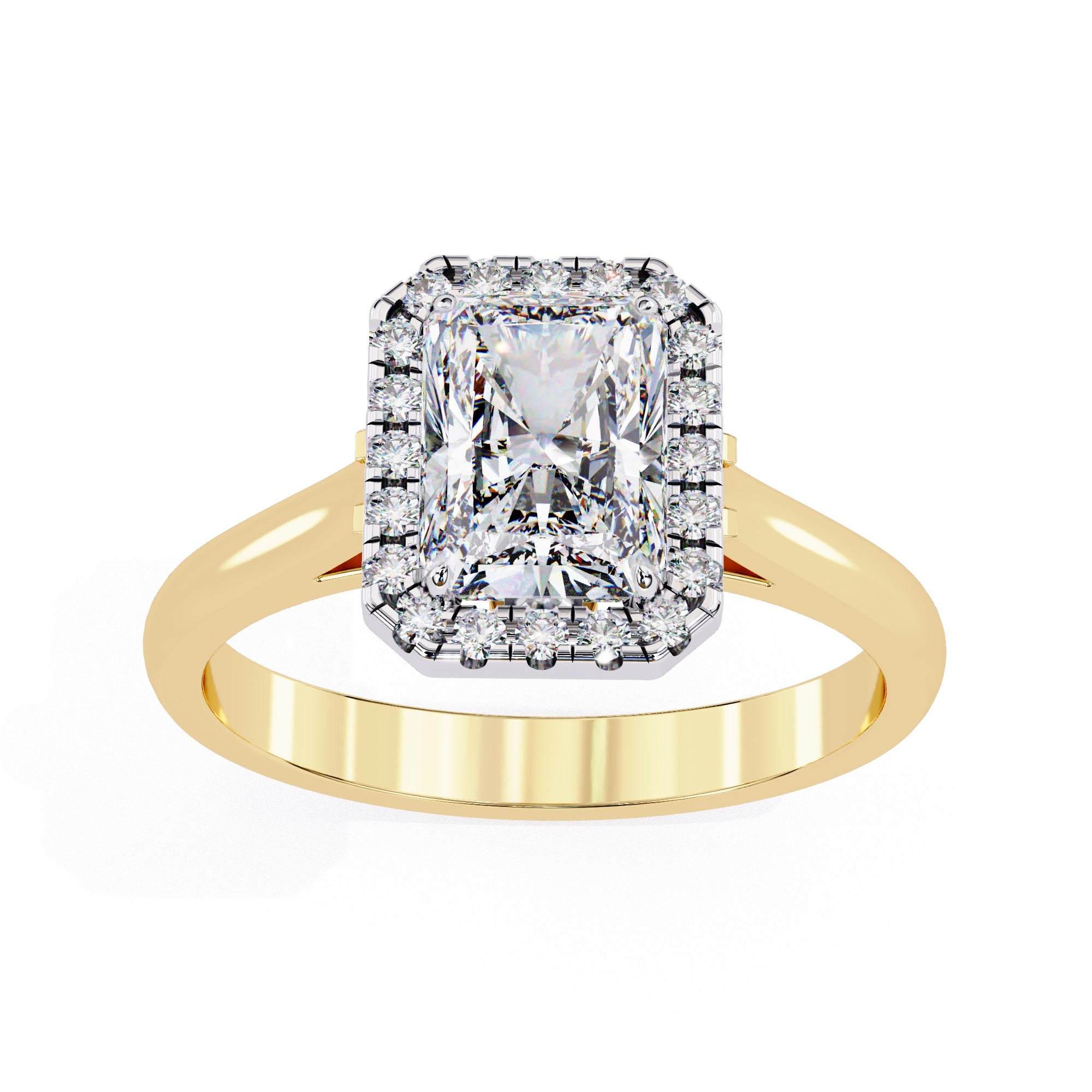 Elegant Central Stone Diamond Brilliance Ring