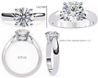 Elegant Solitaire Central Stone Diamond Ring