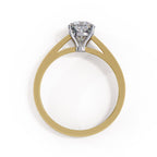 Elegant Central Stone Solitaire Ring
