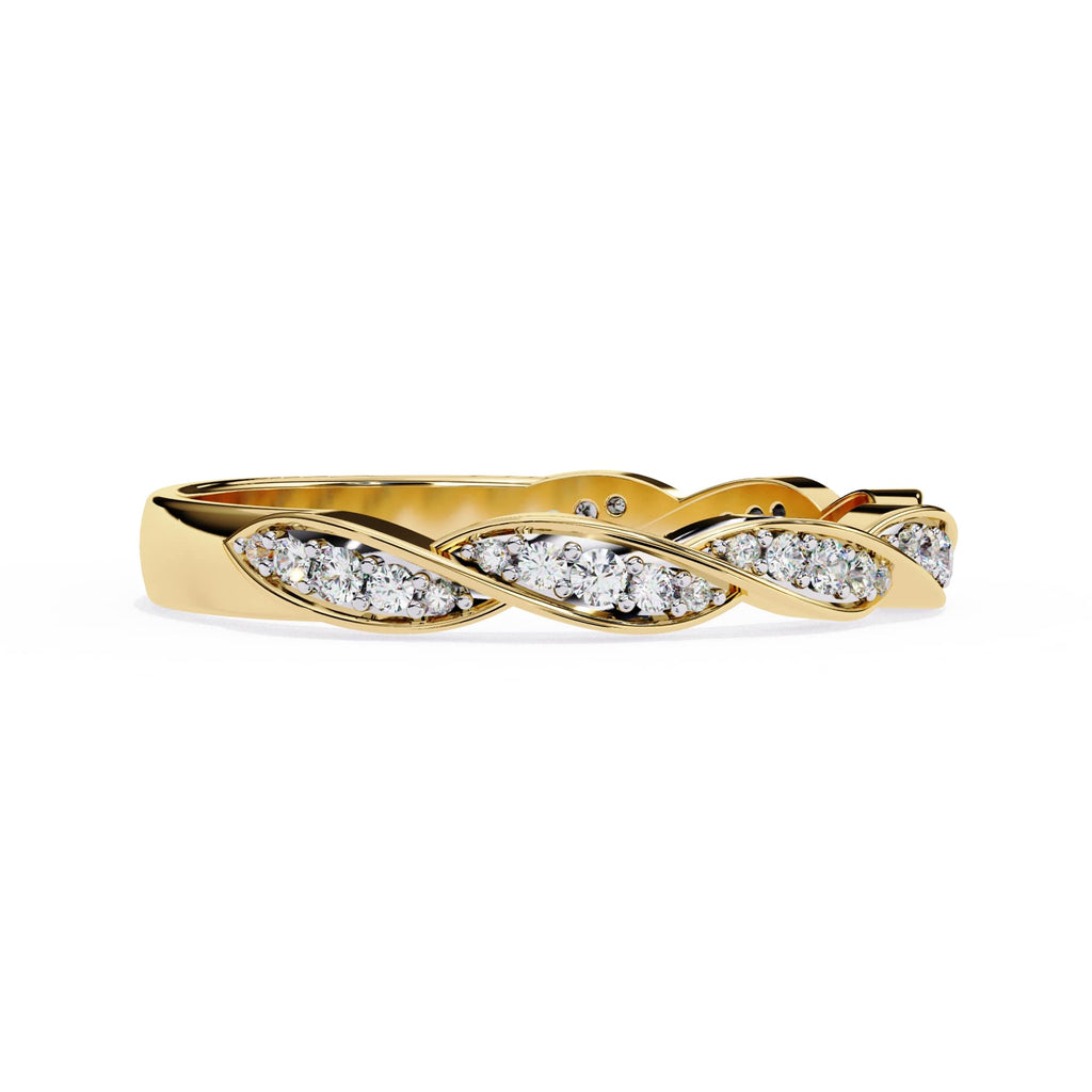 Elegant Diamond Side Stone Brilliance Ring
