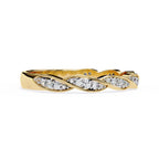 Elegant Diamond Side Stone Brilliance Ring