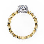 Elegant Diamond Central Stone Ring with Brilliant Side Accents