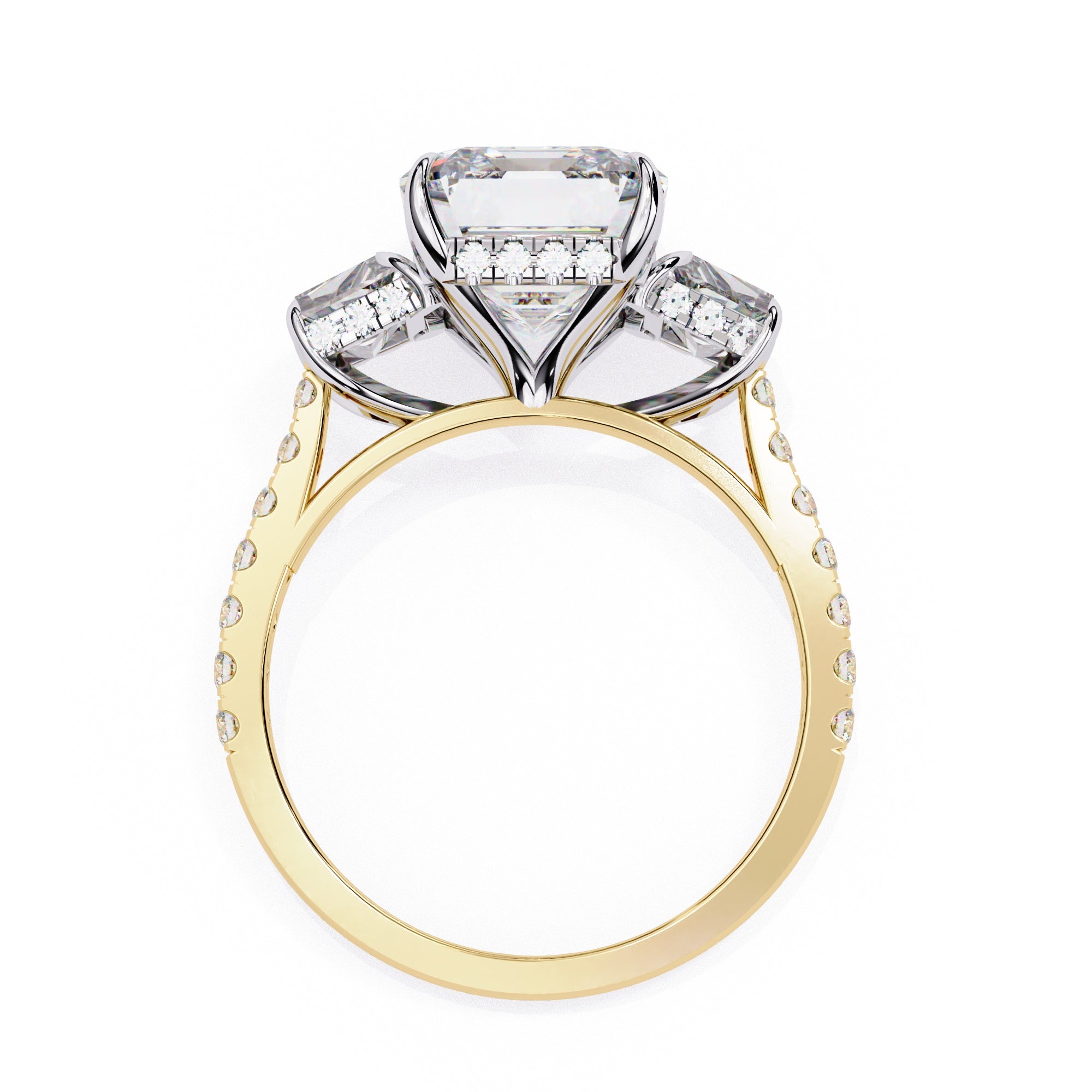 Elegant Central Stone Brilliance Diamond Ring