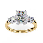 Elegant Multi-Stone Central Radiance Ring