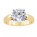 Elegant Solitaire Central Stone Diamond Ring