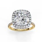Elegant Diamond Side Stone Brilliance Ring