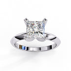 Radiant Solitaire Central Stone Diamond Ring