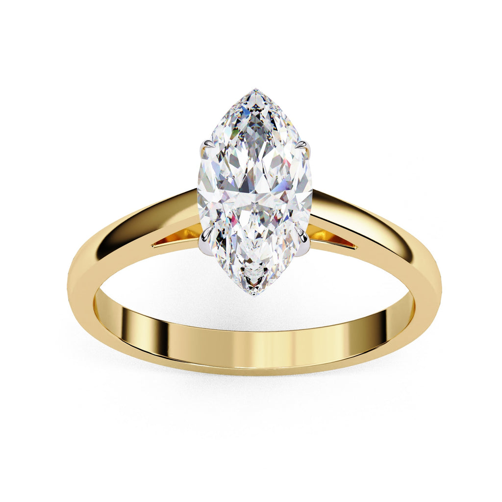 Elegant Central Stone Solitaire Ring