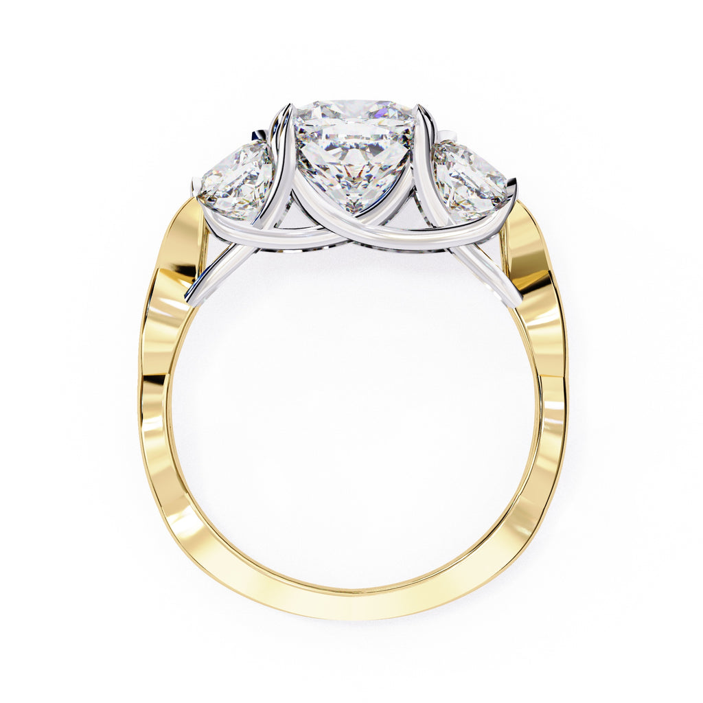 Elegant Central Stone Solitaire Ring