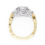 Elegant Central Stone Solitaire Ring