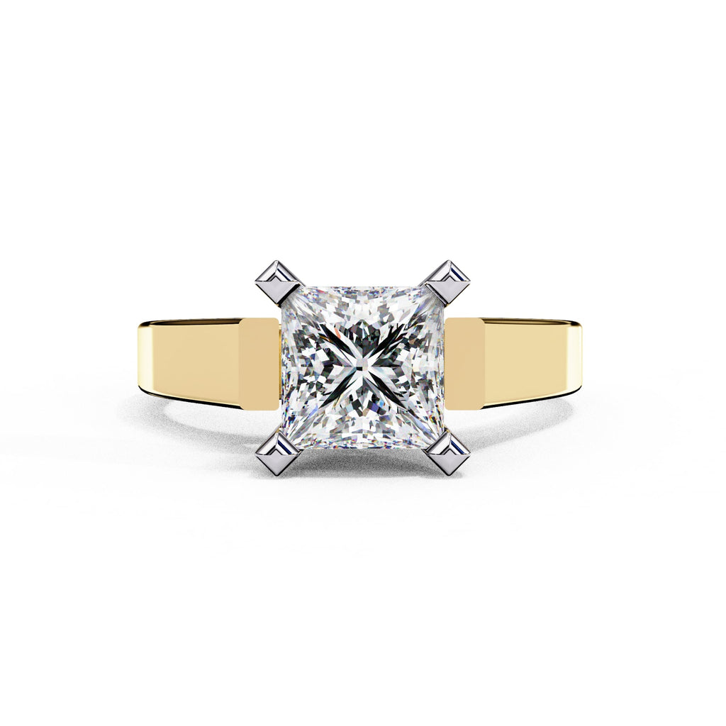 Elegant Central Stone Solitaire Ring