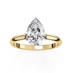 Elegant Central Stone Diamond Halo Ring