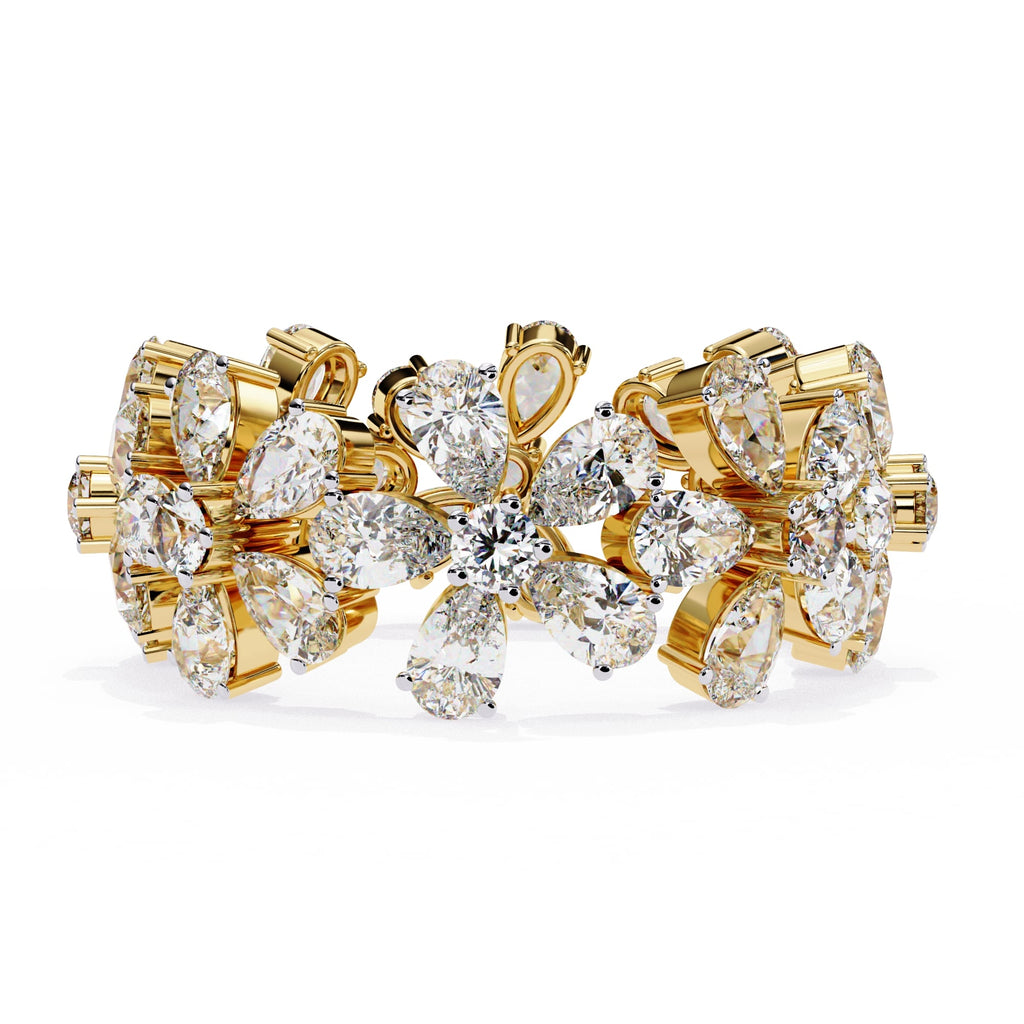 Elegant Diamond Side Stone Brilliance Ring