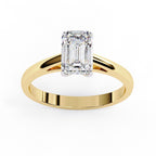 Elegant Solitaire Central Stone Ring