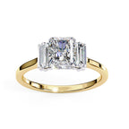 Elegant Multi-Stone Brilliance Central Cluster Ring