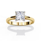 Elegant Solitaire Central Stone Ring