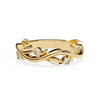 Elegant Diamond Side Stone Brilliance Ring