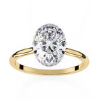 Elegant Diamond Side Stone Brilliance Ring