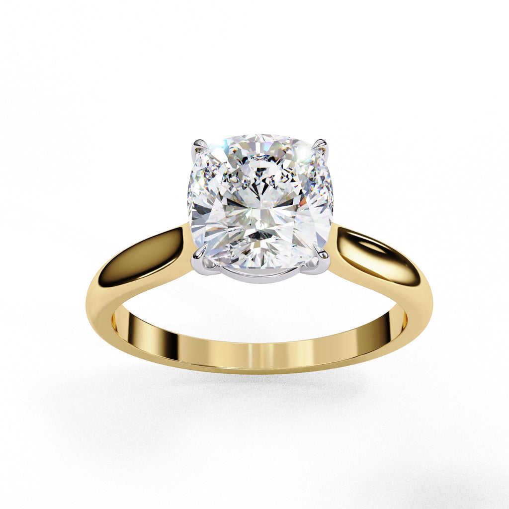 Elegant Central Stone Solitaire Ring