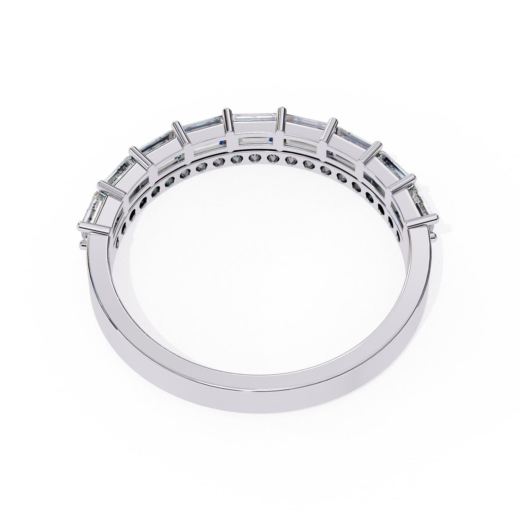 Elegant Diamond Side Stone Brilliance Ring