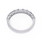 Elegant Diamond Side Stone Brilliance Ring