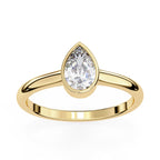Radiant Solitaire Central Stone Ring