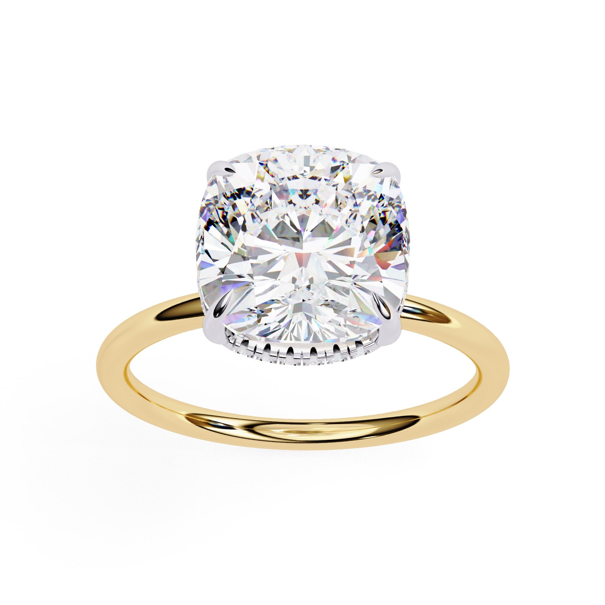 Elegant Central Stone Brilliance Diamond Ring