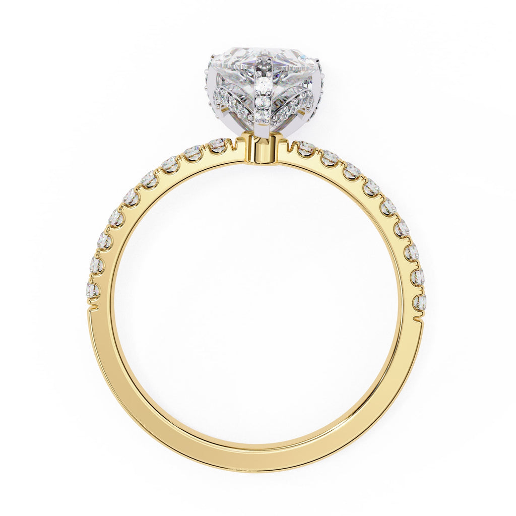 Elegant Radiance Central Stone Diamond Ring