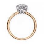 Elegant Central Stone Diamond Ring with Side Accents