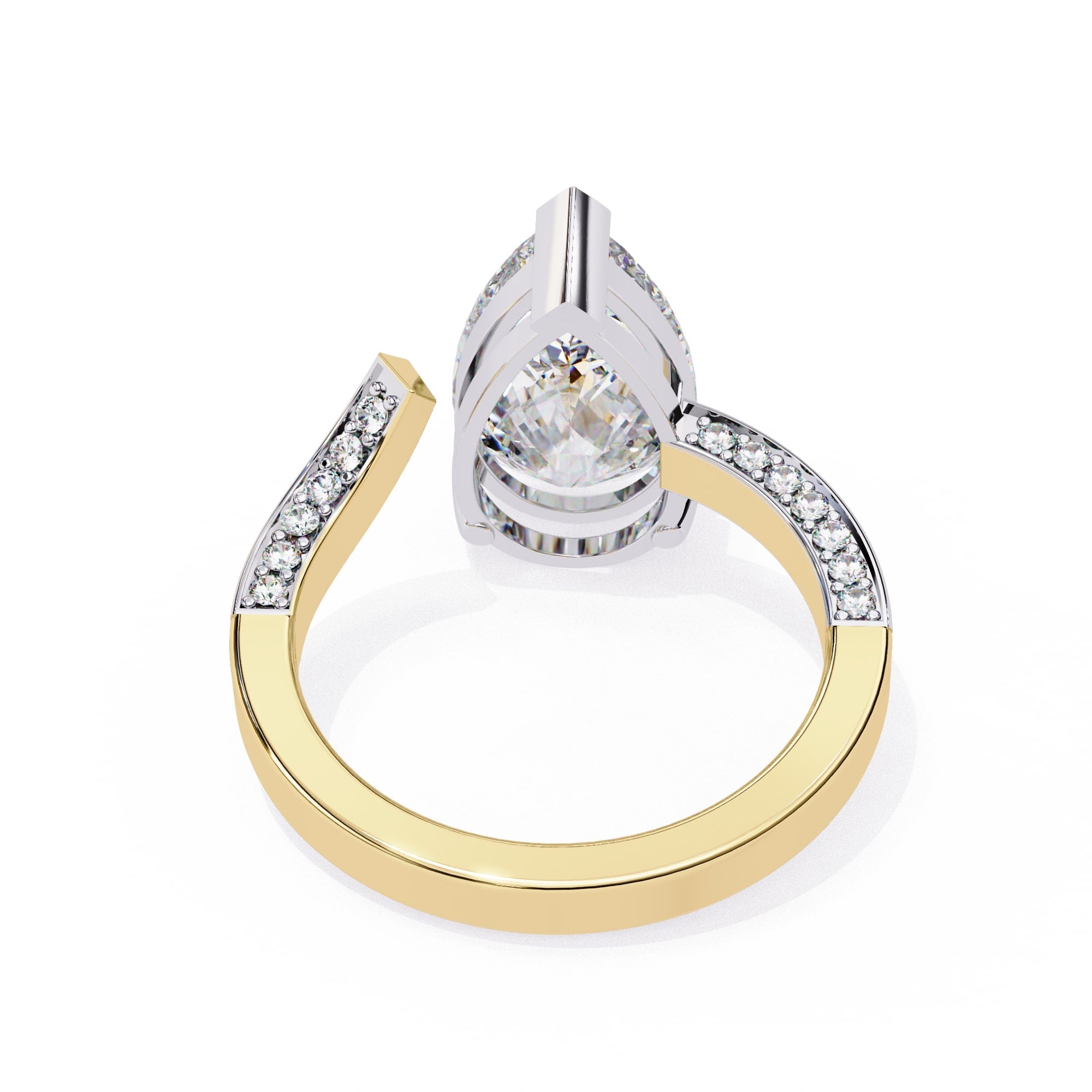 Elegant Side Stone Brilliance Diamond Ring