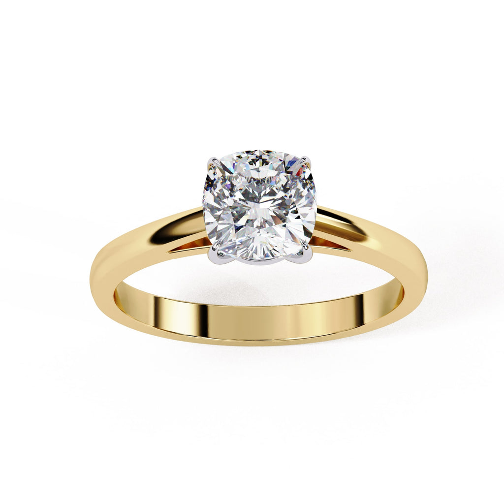 Elegant Central Stone Solitaire Ring