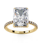 Elegant Diamond Side Stone Brilliance Ring