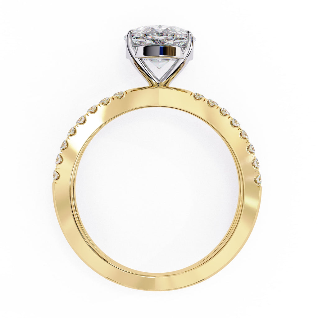 Elegant Brilliance Central Stone Diamond Ring