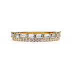 Elegant Diamond Side Stone Brilliance Ring
