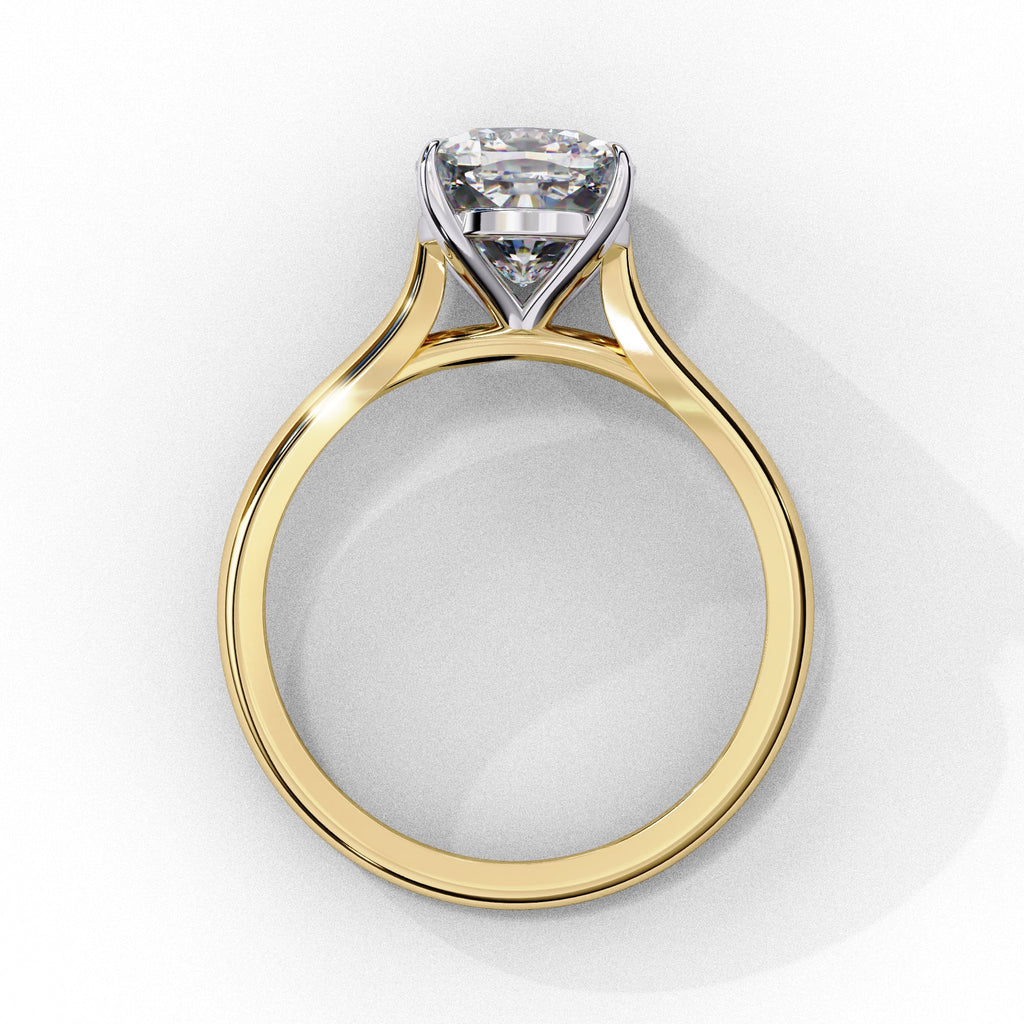 Elegant Central Stone Solitaire Ring
