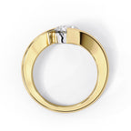 Brilliant Solitaire Diamond Engagement Ring with Timeless Central Stone Setting