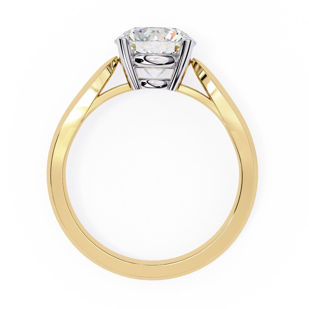Elegant Solitaire Central Stone Diamond Ring