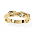 Elegant Diamond Side Stone Brilliance Ring