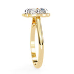 Elegant Diamond Central Stone Ring