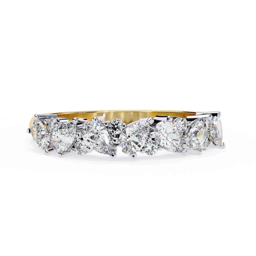 Elegant Diamond Side Stone Brilliance Ring