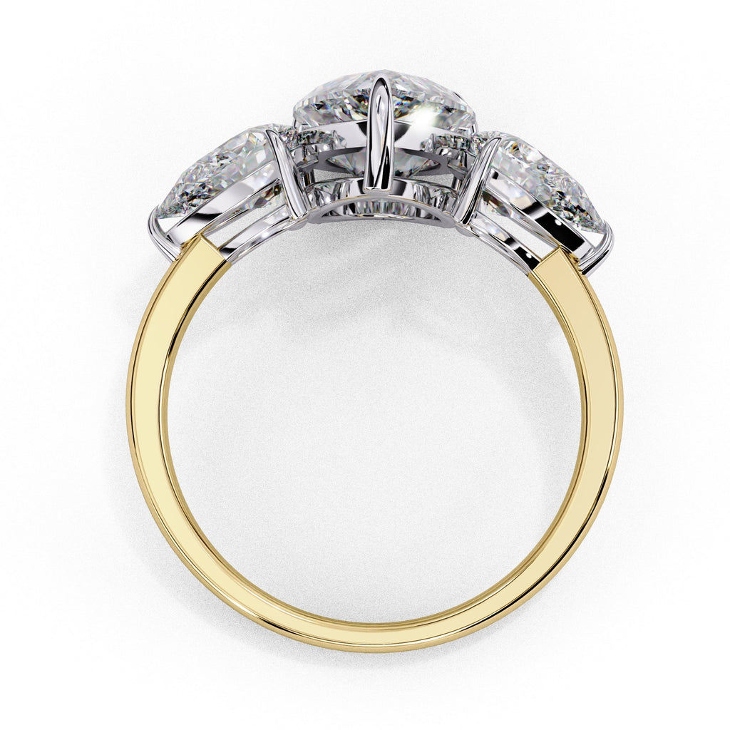 Radiant Multi-Stone Central Cluster Ring