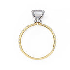 Radiant Central Stone Diamond Halo Ring