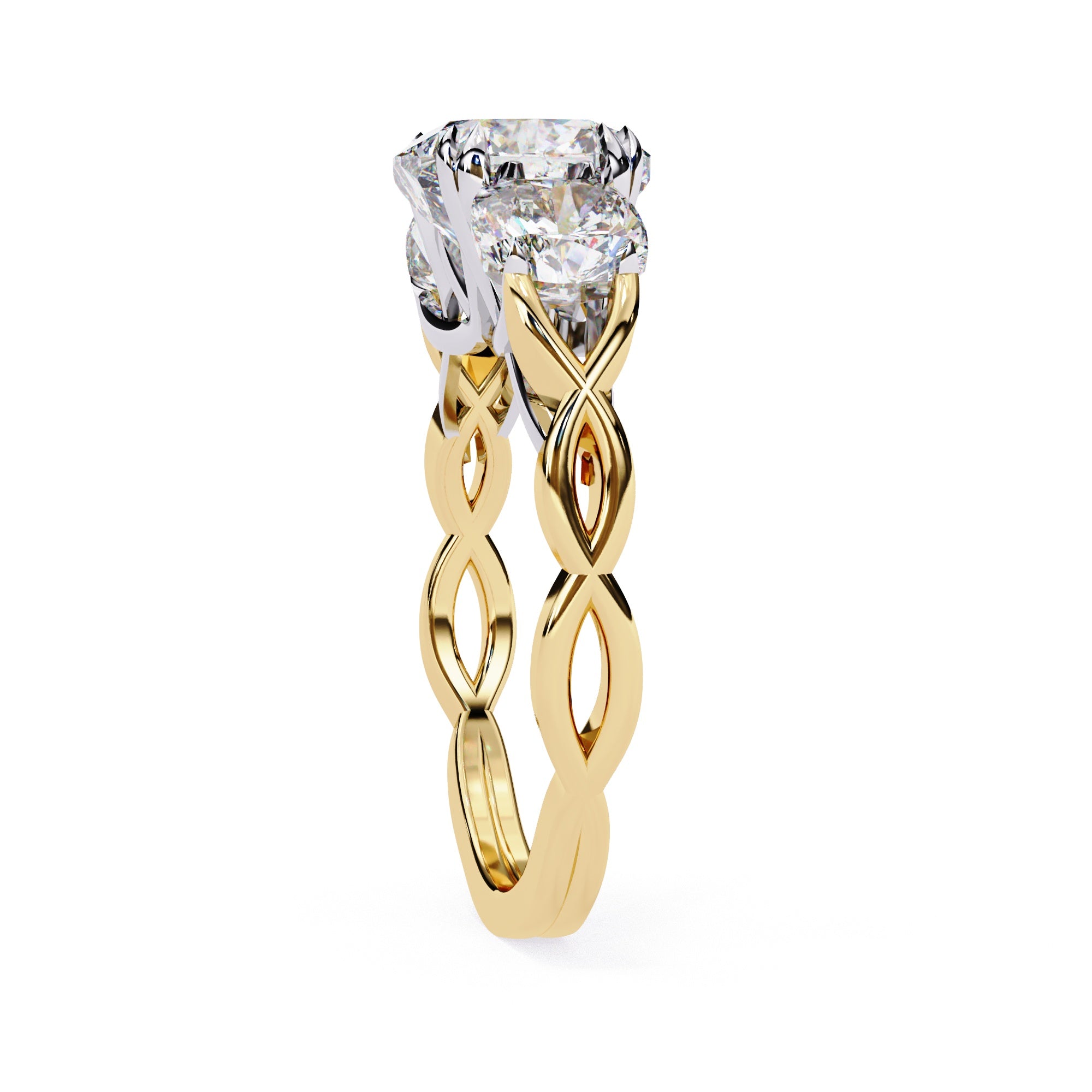 Elegant Central Stone Solitaire Ring