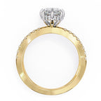Elegant Diamond Central Stone Ring