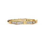 Elegant Diamond Side Stone Brilliance Ring